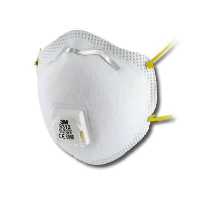 3M 8312 FFP1 Ventilli Konik Toz Maskesi