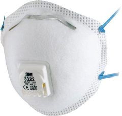 3M 8322 FFP2 Ventilli Konik Toz Maskesi
