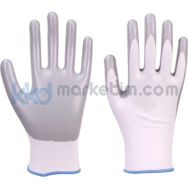 ﻿Vento V15 Nitril Gri Beyaz İş Eldiveni