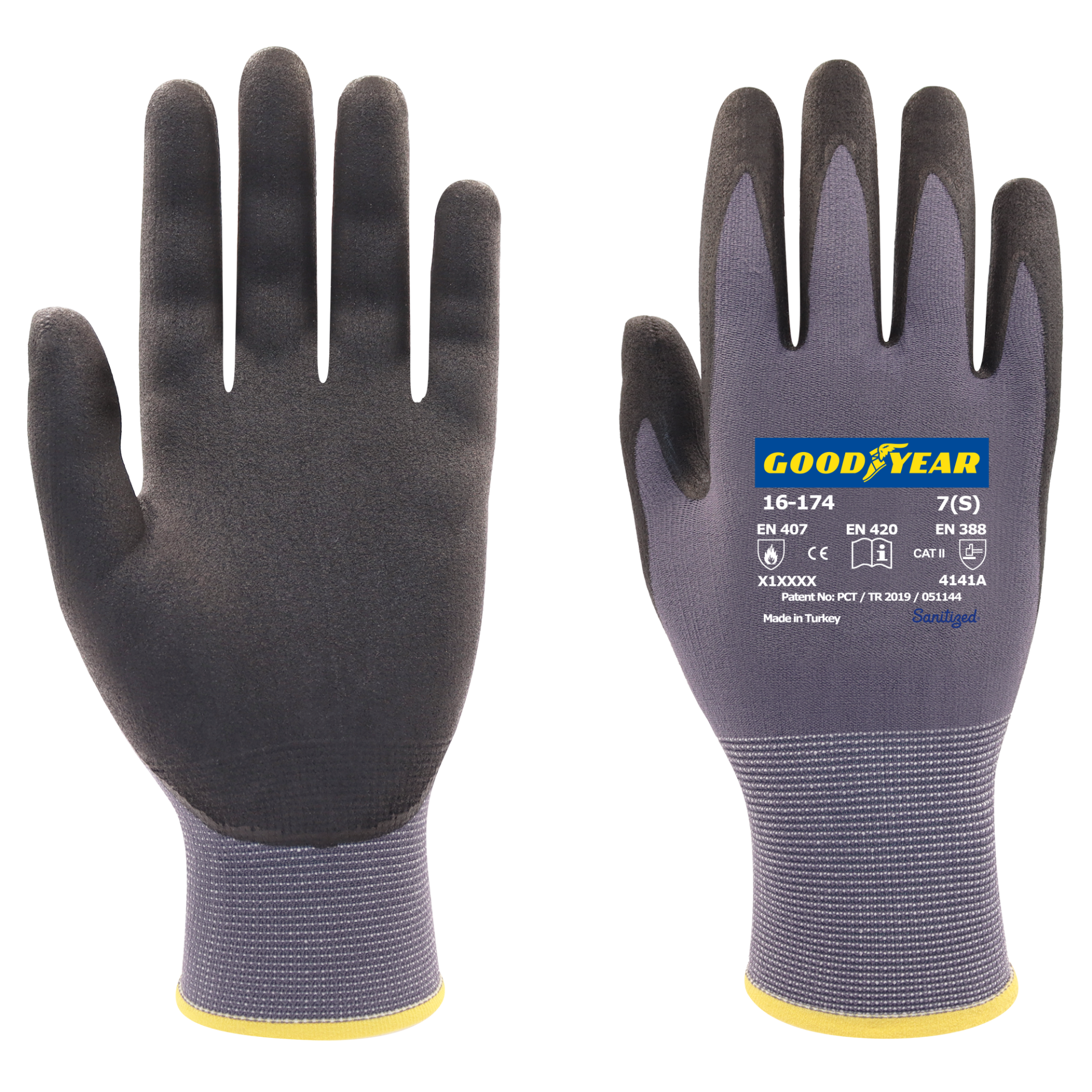 Goodyear 16-174 Köpük Nitril İş Eldiveni