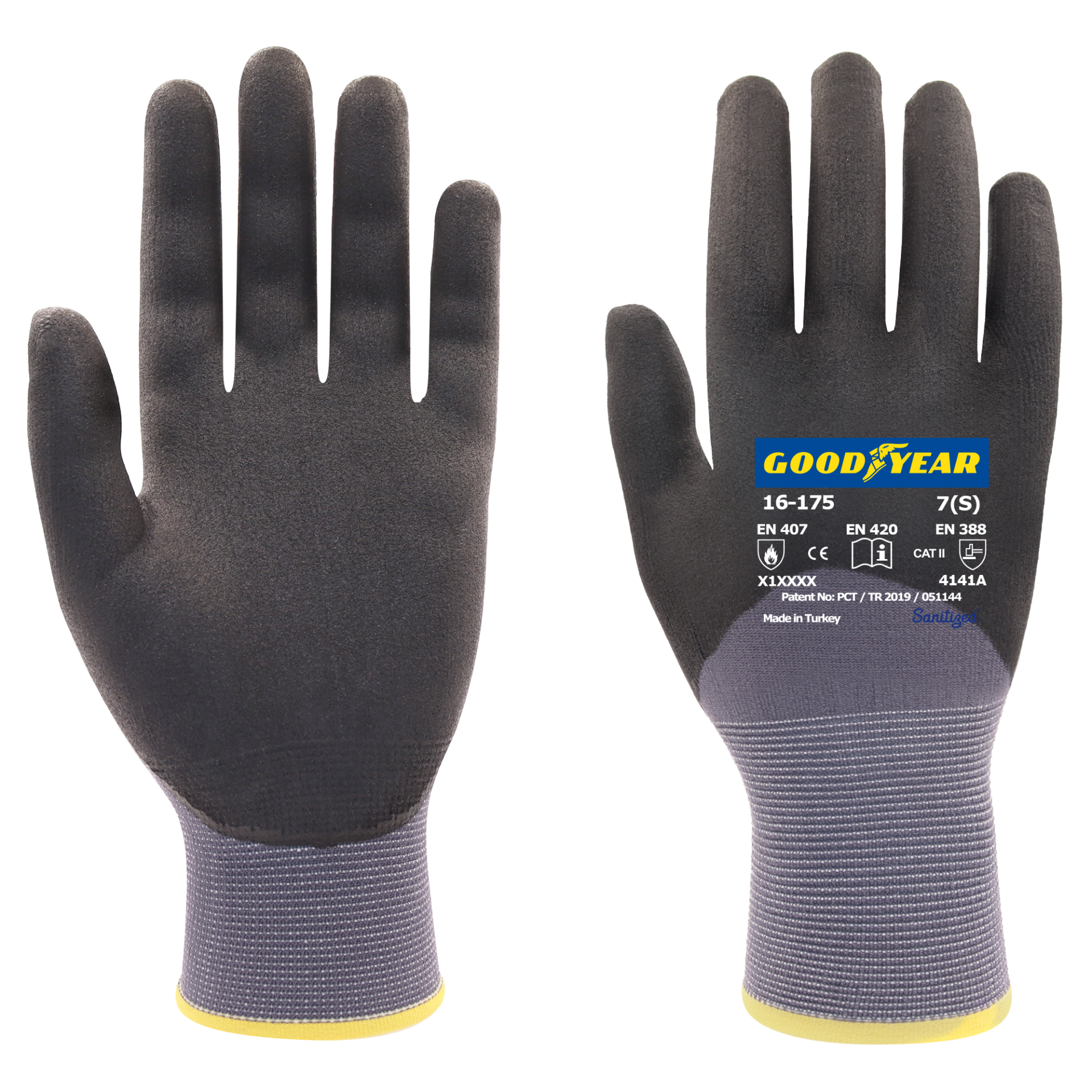 Goodyear 16-175 Köpük Nitril İş Eldiveni