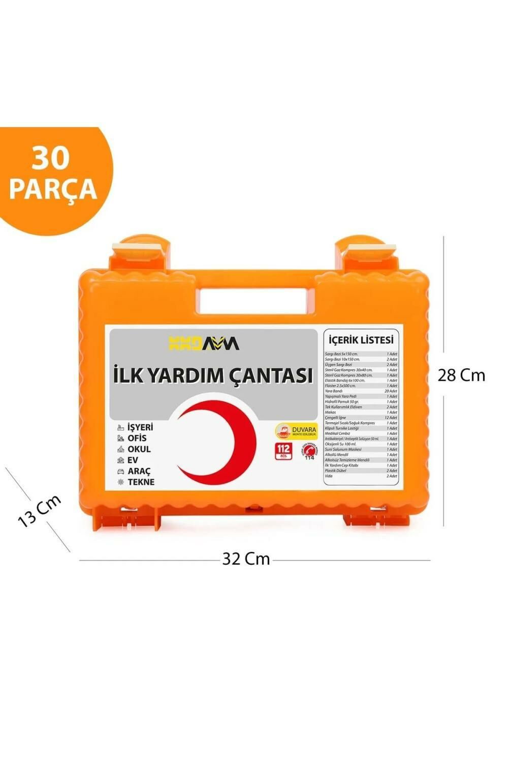 Iş Yeri Çantası Ecza Dolabı Ilk Yardım Seti