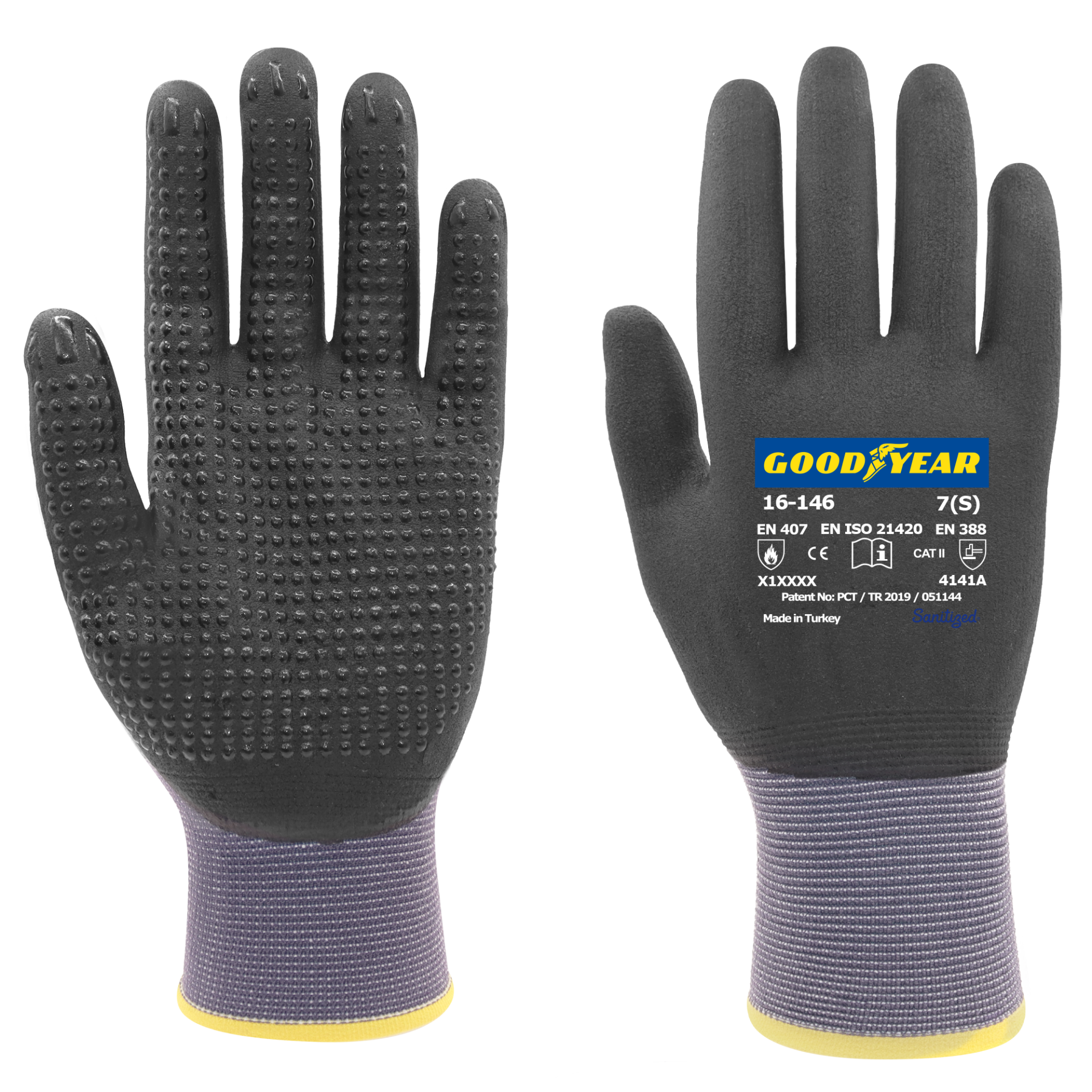 Goodyear 16-146 Köpük Nitril İş Eldiveni