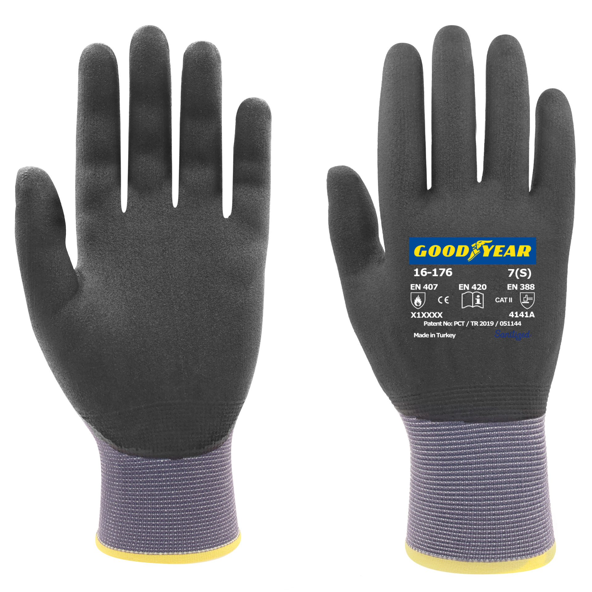 Goodyear 16-176 Köpük Nitril İş Eldiveni