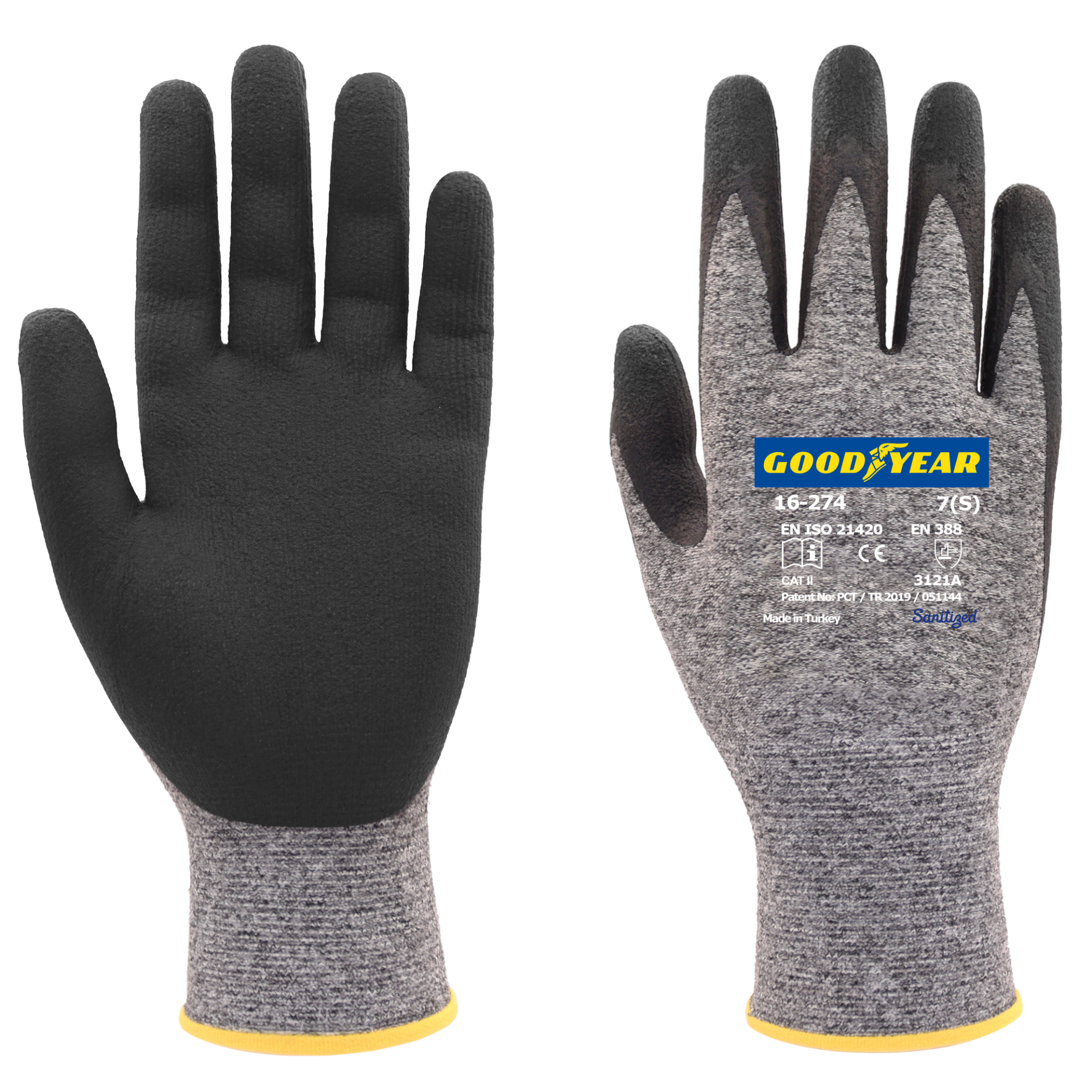Goodyear 16-274 Köpük Nitril İş Eldiveni