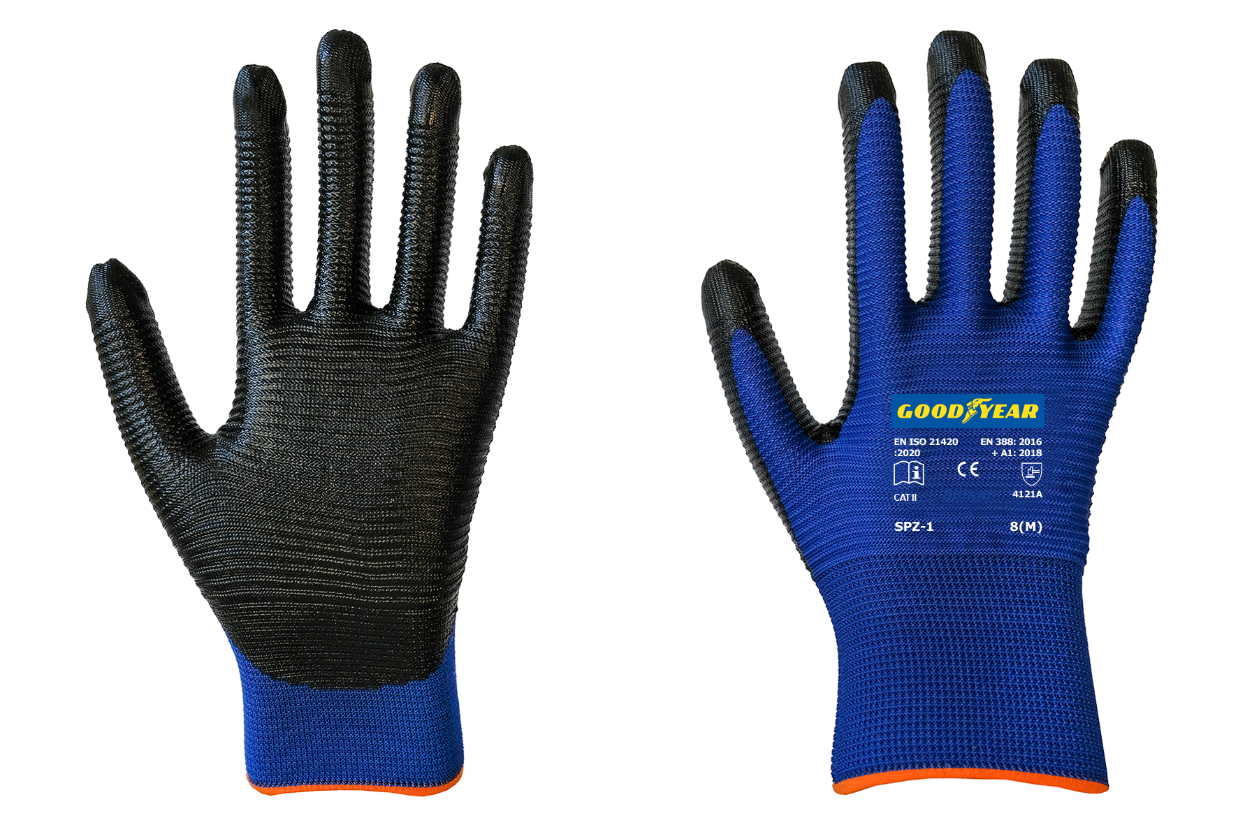 Goodyear SPZ-1 Mavi Nitril İş Eldiveni