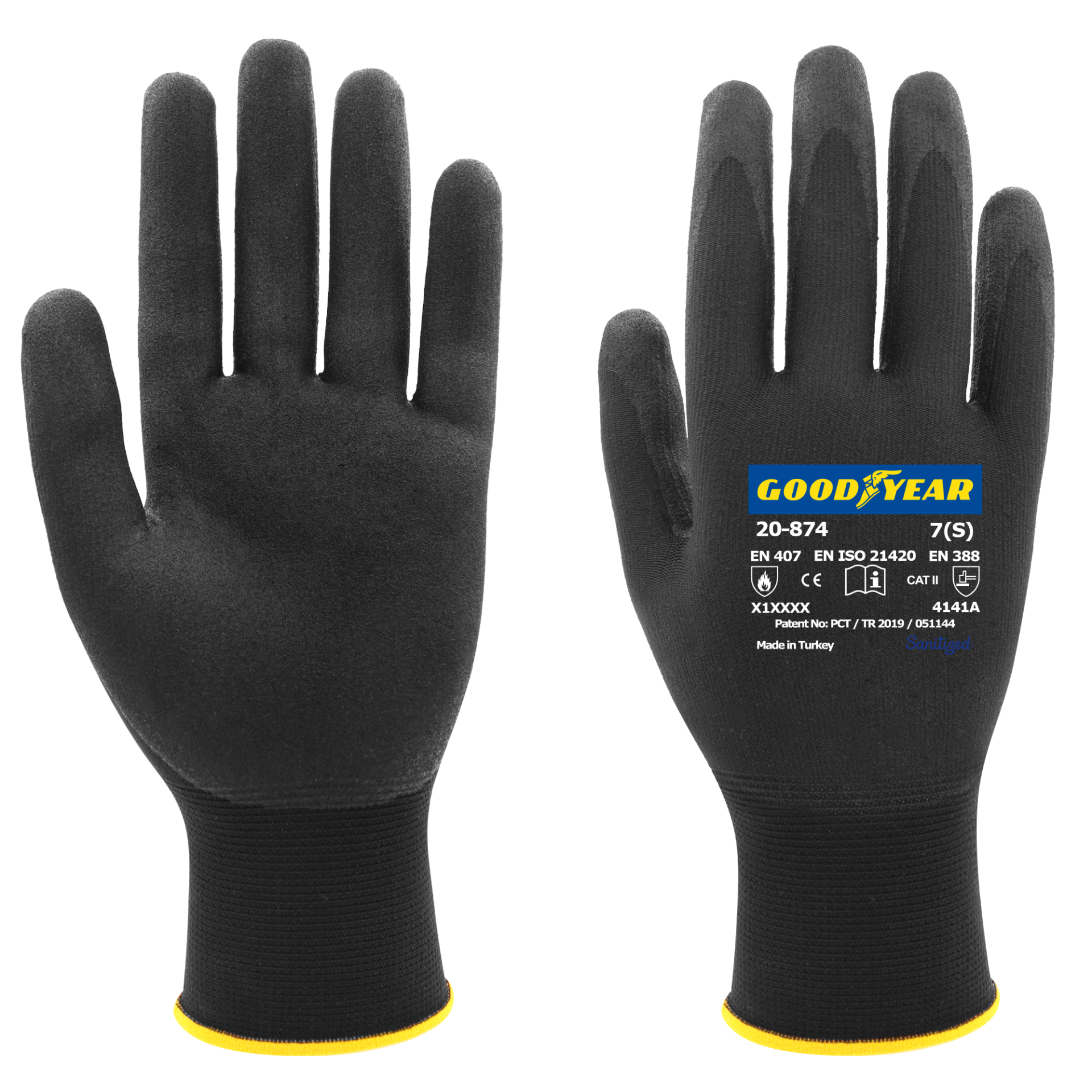 Goodyear 20-874 Köpük Nitril İş Eldiveni