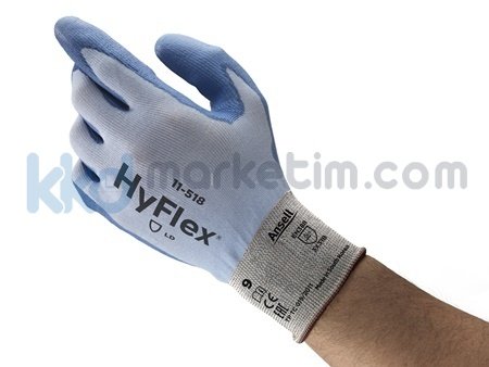 Ansell HyFlex® 11-518 Kesilmeye Dayanımlı İş Eldiveni
