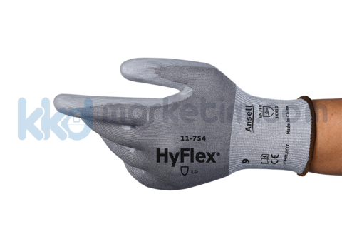 ﻿Ansell HyFlex® 11-754 Kesilmeye Dayanımlı İş Eldiveni