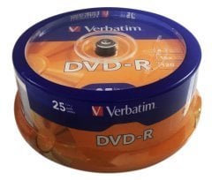 Verbatim 4.7GB 16x DVD-R 25'lik Kutulu