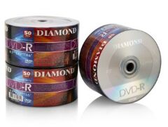 Diamond DVD-R, 16X, 4.7GB, 50'li Paket