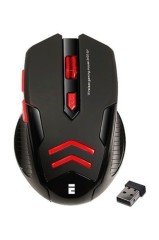 Everest Sm-763 Kırmızı 6D 2400 Dpi 2.4 Ghz Siyah Usb Oyuncu Led Aydınlatmalı Kablosuz Mouse