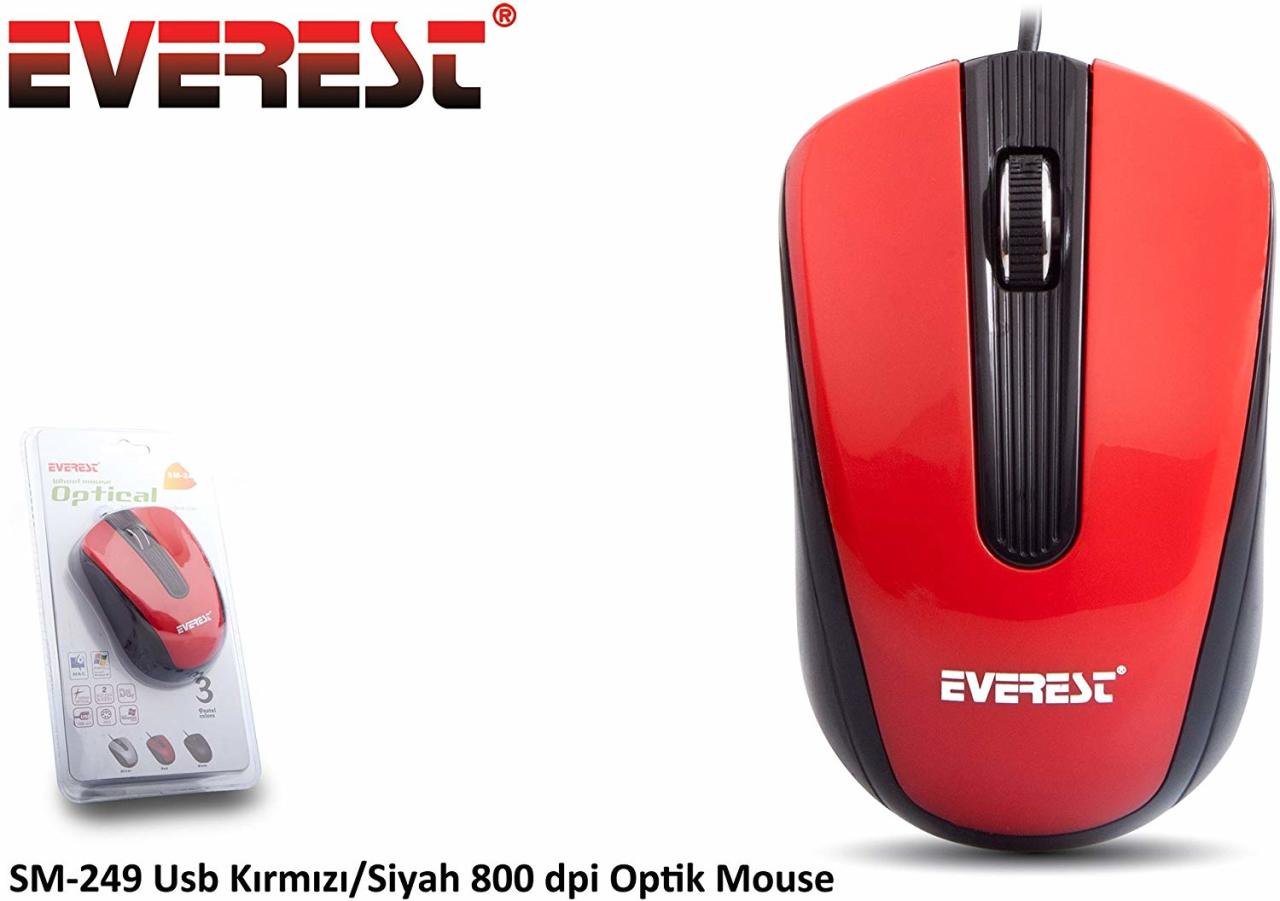Everest Sm-249 kablosuz Optik Mouse