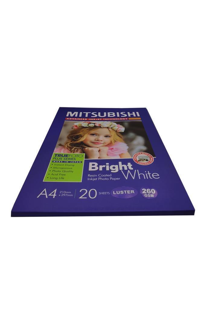 Mitsubishi Mitsubishi A4 260gr Parlak İnkjet Kağıt