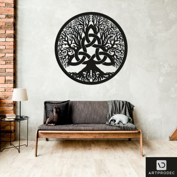 AĞAÇ CELTİC METAL WALL ART