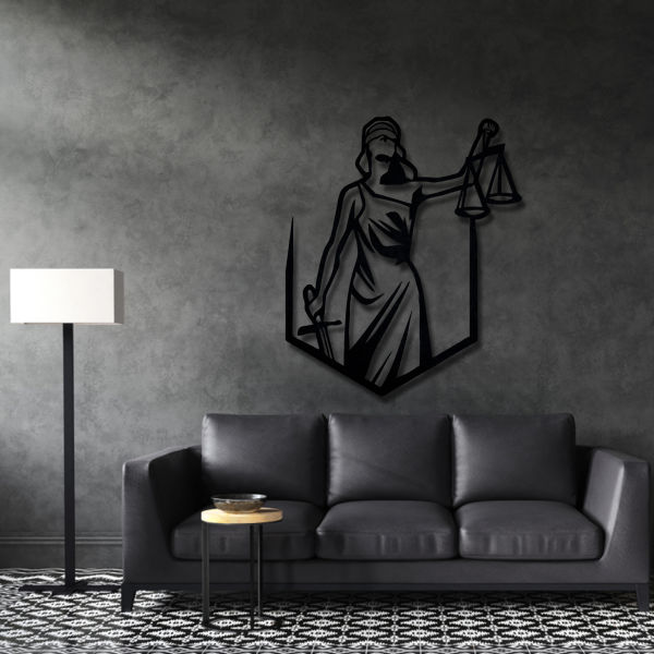 ADALET TERAZİ METAL WALL ART