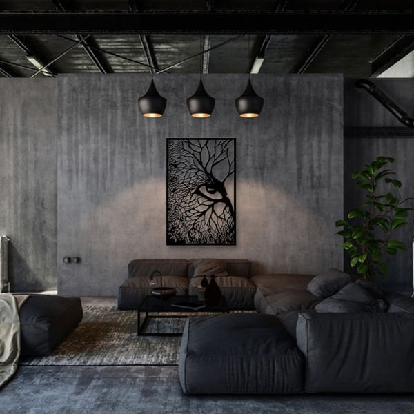 AĞAÇ GÖZ METAL WALL ART