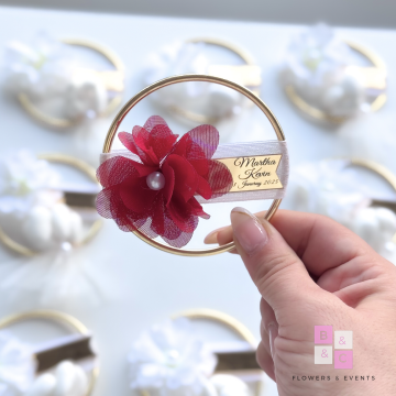 Badem Drajeli  Metal Halka Söz/Nişan-Düğün/Nikah Hediyeliği