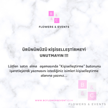 İsteme Çikolatası Gümüş-Orkideli