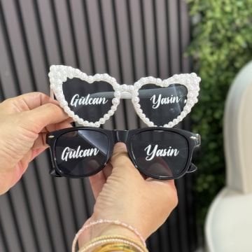 İncili Gelin-Damat Gözlüğü