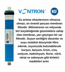 Vontron 100 GPD Su Arıtma Cihazı Membranı