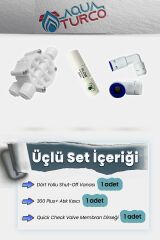 Su Arıtma Cihazı Için Yenileme Kiti (quick Check Valve-shut Off-flow) Checkvalve-shutoff-flow