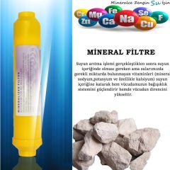 Ultra Mineral Filtre Doğal Taşlı 1.Kalite Su Arıtma Cihazı Mineral Filtresi 25 Adet