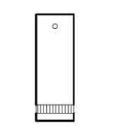 LG021.03.0100 Soxhlet Kartuşu, Cam, Filtreli (Por. 0) 100 ml Ekstaktör Hacmi, 34mm x 94mm Dış Çap* Yükseklik