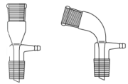 Cam Teknik LG014.03.2932 Vakum adaptörü, dik NS:29/32