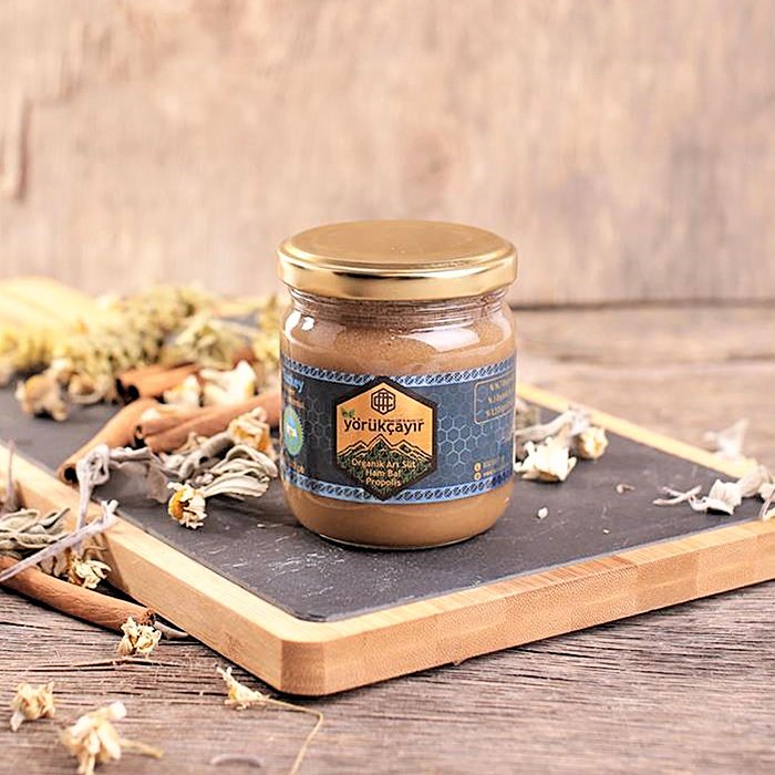 Yörükçayır Organik Arı Sütü Bal Propolis Karışımı 240 gr