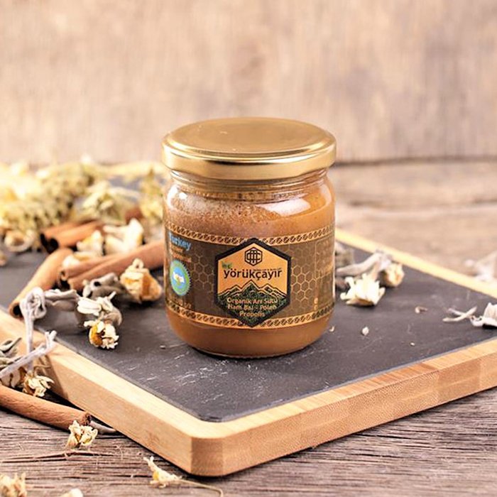 Yörükçayır Organik Arı Sütü Bal Polen Propolis Karışımı 240 Gr