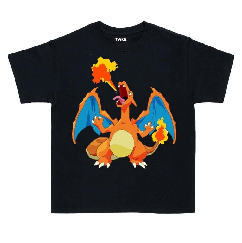 Pokemon Charizard Çocuk Tişört Unisex Kesim