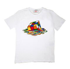 Melting Rubik's Cube Çocuk Tişört