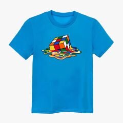 Melting Rubik's Cube Çocuk Tişört