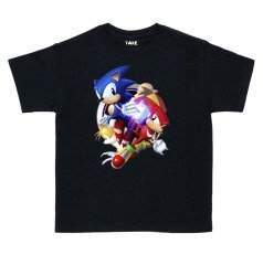 Sonic Çocuk Tişört Siyah Unisex