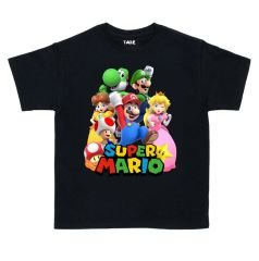 Super Mario Karakterler Çocuk Tişört