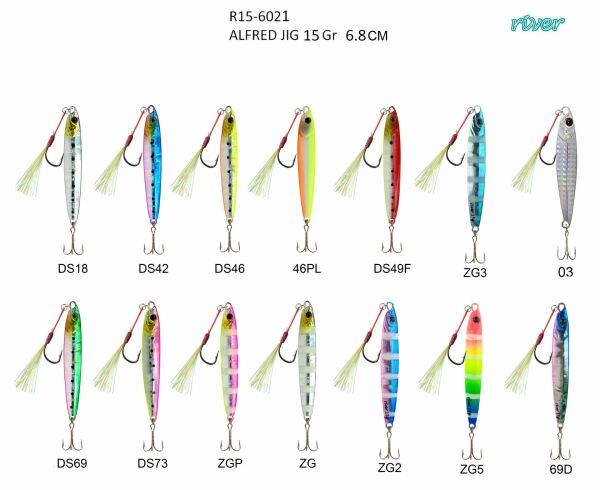 River Alfred Jig 15G 6.8Cm ZG2