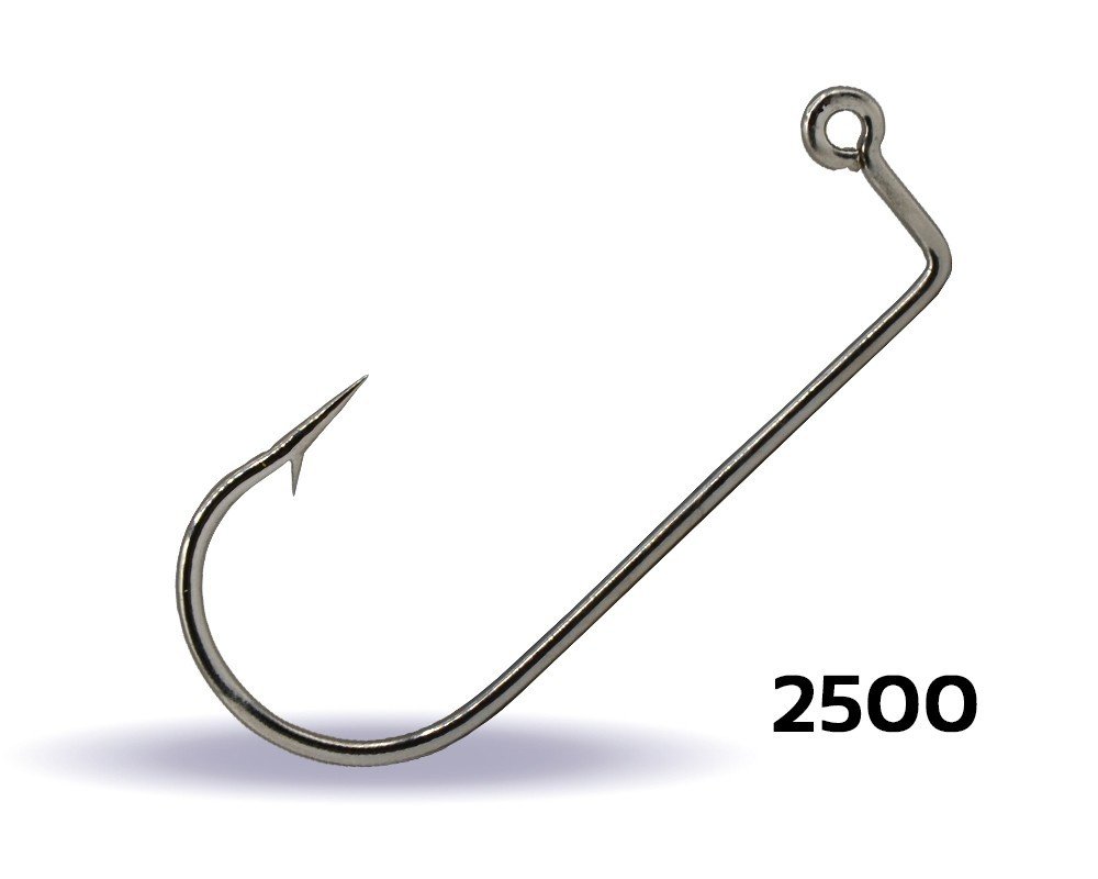 Youvella 2500 Jig Head İğnesi Delikli Uzun 100'lü Kutu Nikel