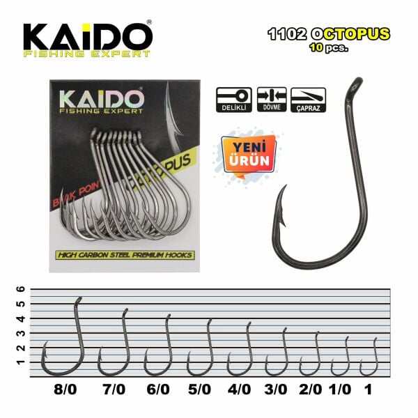 Octopus Beak 1102BN 6/0