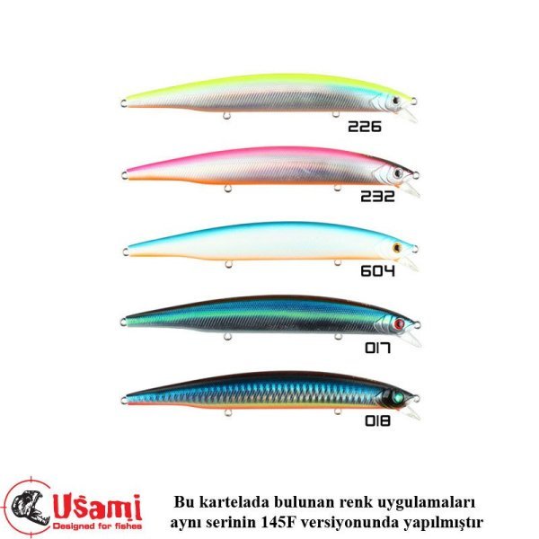 Usami Jack The Ripper 115F-SR 15.9 G Maket Balık 018