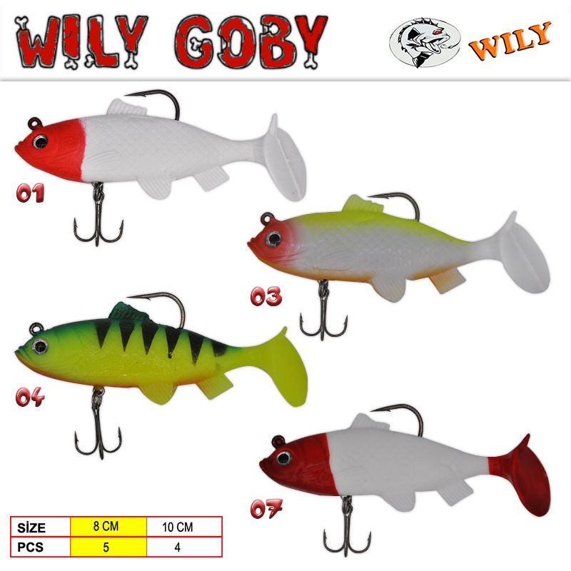 Wily Goby Sazan Silikon 8 cm
