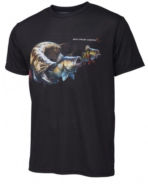 Savage Gear Cannibal T-Shirt Black