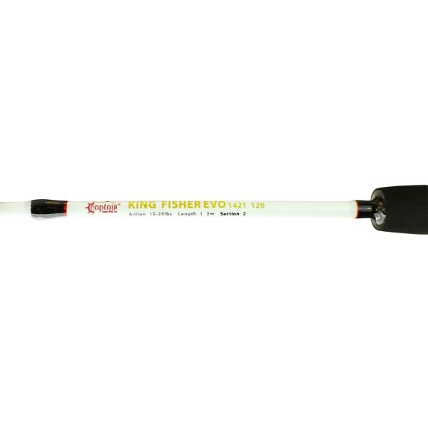 Captain 1421 King Fisher Evo 2 Parça Dolgu Tekne Kamışı 15-25lbs Atar