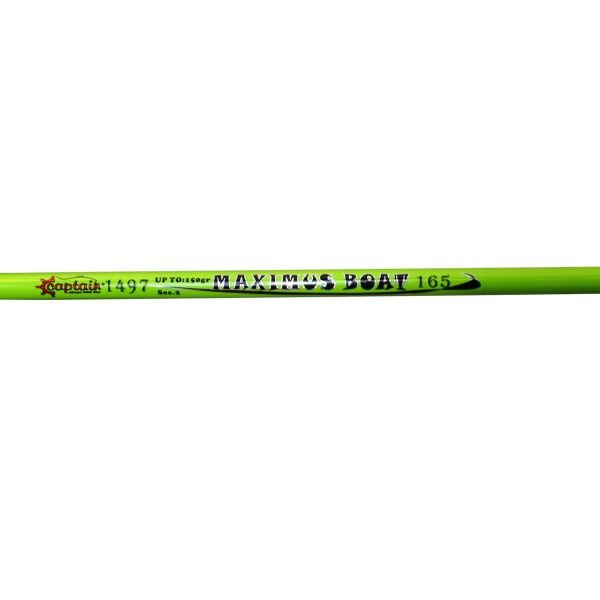 Captain 1497 Maximus Boat 2 Parça Solid Tekne Kamışı 150gr Atar