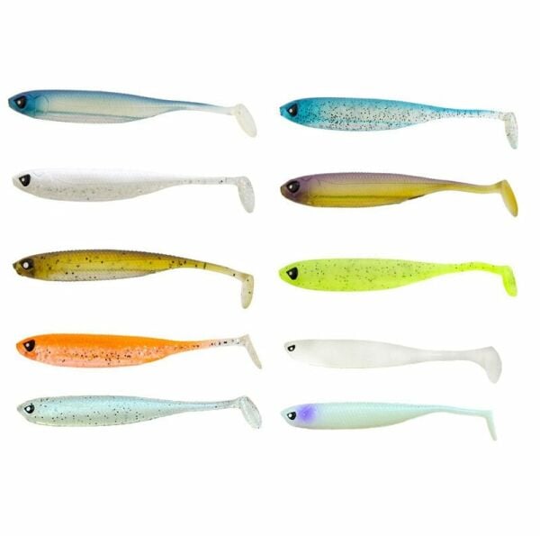 Lucky John Makora 3D Shad Tail 4'' (10.16 cm) 6P Silikon Yem 007