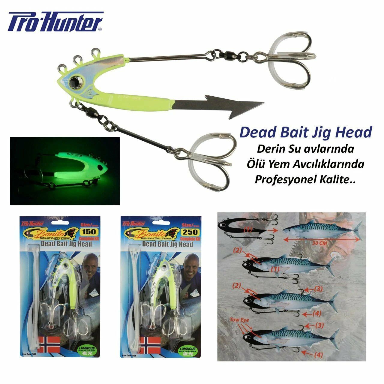 Bonito Dead Bait Jig Head (Bonito Ağırlık) 500 gr