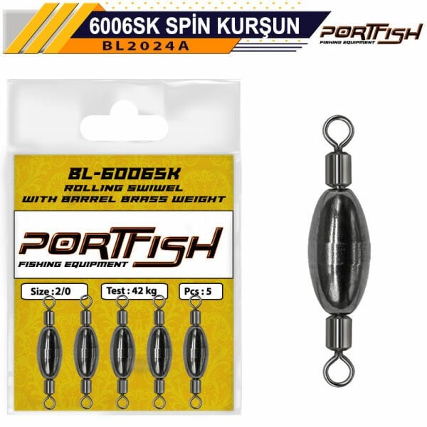 Portfish BL-6006SK Spin Kurşun Fırdöndü