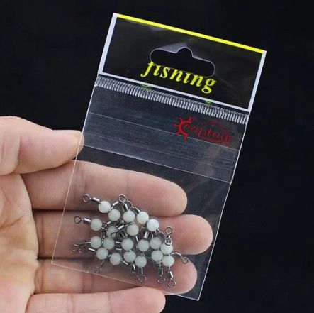 Captain 5049 Üçlü Boncuklu Fırdöndü 10'lu Paket Black Nikel