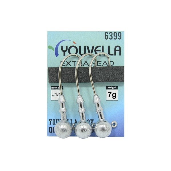 Youvella 6399 Jig Head Extra Head 3'lü Paket