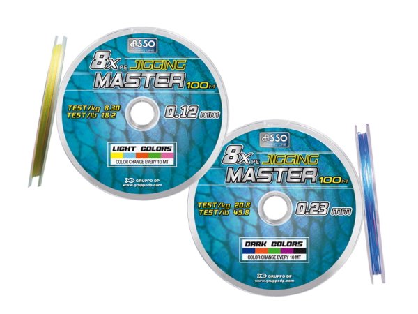 Asso Pe Jigging Master 8X Örgü İp Misina 100MT No: 0,14MM / 100MT